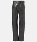 Брюки Келли с высокой талией Agolde, Smoke - фото