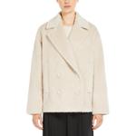 Двубортная куртка с длинными рукавами MaxMara Studio, белый - фото 4