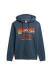 Толстовка Superdry Mountain, marine blue - фото