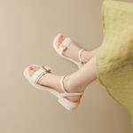 Сандалии женские Agsdon, серебряный - фото 13