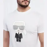 Футболка стандартного кроя Karl Lagerfeld, белый - фото 3