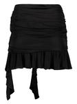 ANDREĀDAMO мини-юбка с оборками, черный - фото 2
