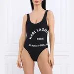 Купальный костюм Karl Lagerfeld, черный - фото