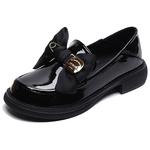 WEISHIBANGWEI Лоферы 5CM женские черные - фото