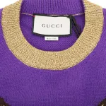 Свитер женский GUCCI, фиолетовый - фото 7