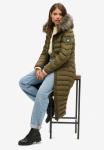 Зимнее пальто FUJI LONGLINE Superdry, зеленый - фото