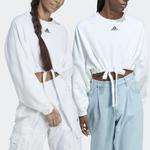 Толстовка женская белая Adidas - фото 2