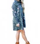 Неотразимые моменты Леопардовое мини-платье в зеленом цвете Ivy Jane - фото 5