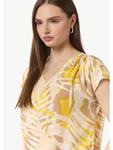 Блузка 12A9_желтая comma - фото 4