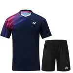 Футболка для бадминтона унисекс YONEX, черный - фото 5