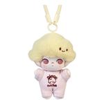 Фигурка Pop Mart Dimoo Crush on Coffee Plush Keychain 'Caramel Coffee' - фото