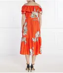 Платье с поясом Desigual, оранжевый - фото 4