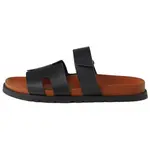 Шлепанцы мужские Hermès Chypre, черный - фото