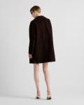 Замшевое пальто Prada, коричневый - фото 5