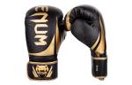 Боксерские перчатки VENUM, черные с золотым - фото 2