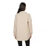 Верхняя рубашка Vila Kimmi, бежевый - фото 2