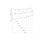 Подушка для спинки Vercart, серый - фото 4