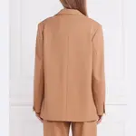 Элегантный пиджак оверсайз Samsøe Samsøe, бежевый - фото 2