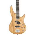 Glarry Burlywood GIB 4-струнная бас-гитара Full Size - фото 3