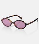 Miu Regard круглые солнцезащитные очки Miu Miu - фото 4