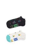Носки Happy Socks 2-PACK LEMONADE, Black/Blue - фото