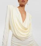 Мини-платье с драпировкой Magda Butrym, бежевый - фото 4