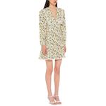 Платье с длинными рукавами женское желтое Miu Miu - фото 5