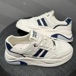 Кроссовки TRUMPPIPE Skateboarding Shoes Men Low-top, белый/синий - фото 8