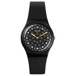 SWATCH Часы Women's Innovative Range Of Plant Ceramics Watch, Black Dial - фото