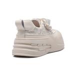 Низкие женские скейтерские кроссовки KEJIANNI, серебристые - фото 9