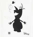 Хлопковая футболка с принтом olaf из коллаборации с disney Givenchy, белый - фото 2