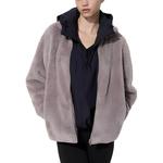 UNIQLO Пальто с бархатистой текстурой Women's, Light Beige - фото 3