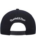 Мужская черная кепка Snapback Minnesota Timberwolves Hardwood Classics Script 2.0 Mitchell & Ness - фото 5