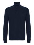 Kronstadt Свитер 'KSDoors half Zip' в темно-синем цвете - фото