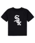 Футболка для мальчиков и девочек, черная, с логотипом Chicago White Sox Team Crew Primary Outerstuff - фото