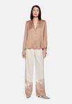 Блуза Marc Cain Button-down blouse, Warm Taupe New/Taupe - фото 2