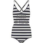 DIOR Женский боди синий - фото 2