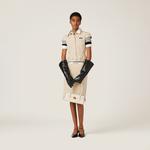 Футболка из джерси в рубчик Miu Miu, серый - фото 4