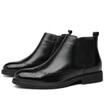 Ботинки Челси мужские коричневый/черный Fapai - фото 2