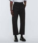 Хлопковые брюки Prada, черный - фото 3