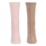 Носки Solid chenille crew, 2 пары Natori, Blush Taupe - фото