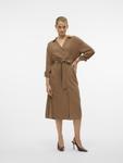 Платье-рубашка VERO MODA Linn, Brown - фото 4