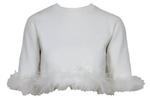 Женская блузка Sally Feather белая LUCY PARIS - фото