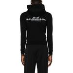 Толстовка унисекс черная Balenciaga, черный - фото