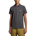 Поло с логотипом на заплатке Moncler, темно-серый - фото 4