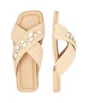 Тапочки Inuikii, экрю - фото 4