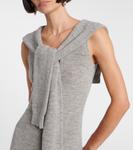 Мини-платье Vao из смесовой шерсти Aya Muse, Gray - фото 4