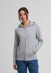 Толстовка Urban Classics BASIC ESSENTIAL ZIP HOODY, Heathergrey/Grey - фото 4