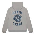 Худи Denim Tears Denim University Zip Hoodie 'Grey' - фото 2