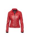 Кожаная куртка H.I.S, красный - фото